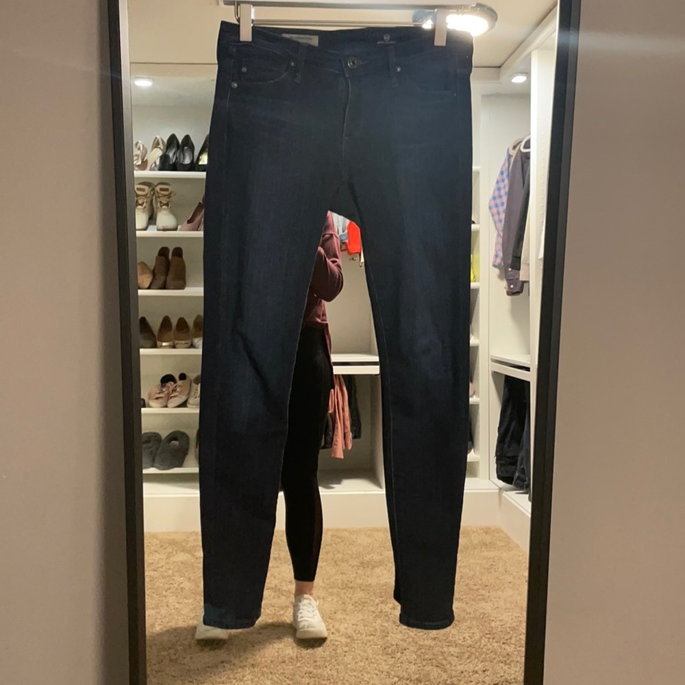 AG Adriano Goldschmied The legging ankle jeans 24R, super skinny ankle jeans EUC